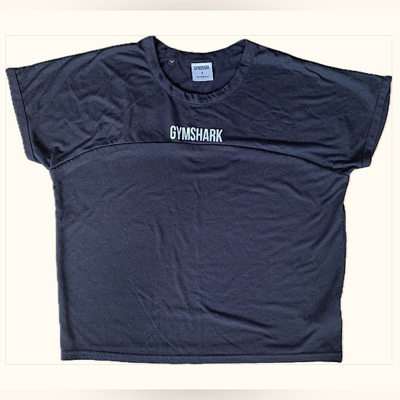 Gymshark Logo Tee Black Small Women's - Picture 2 of 6